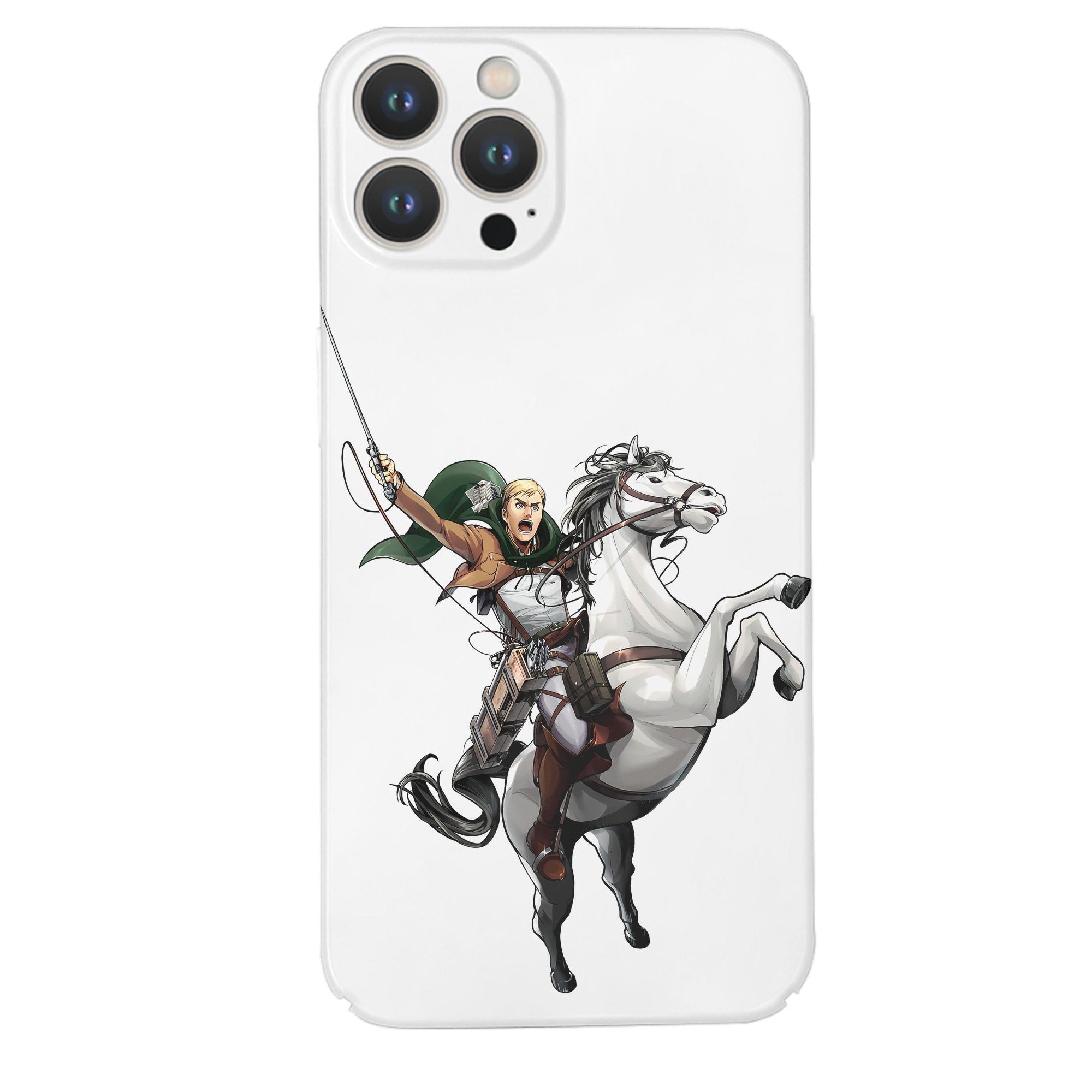 （画像用） 進撃の巨人 エルヴィン・スミス Attack on Titan Erwin Smith 【iPhone 14シリーズ対応】ハードケース